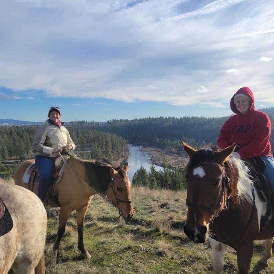 Riverside State Park Horse Campsite in Washington