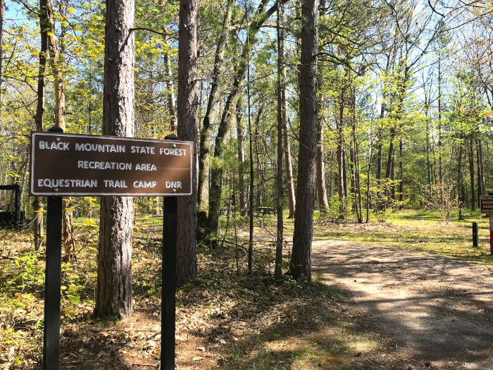 Black Lake Trail Camp in Michigan | Top Horse Trails